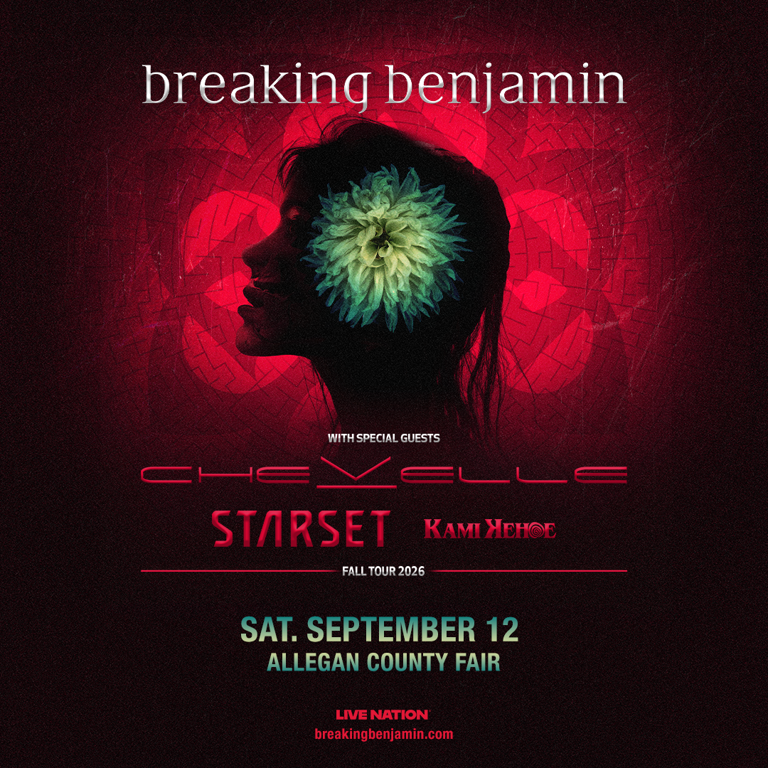 Breaking Benjamin with support from Chevelle, Starset, and Kami Kehoe